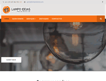 Tablet Screenshot of lampoideias.com